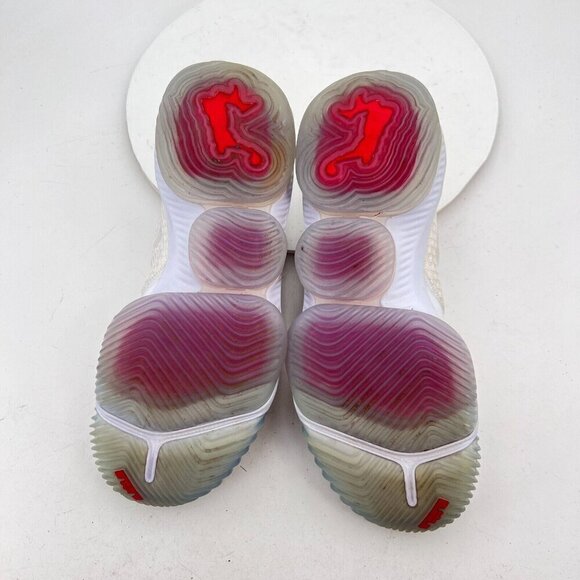 Nike LeBron James 16 Low Men Size 7.5 CI2668-100 Draft Night White Ice Gold Shoe - Picture 10 of 14